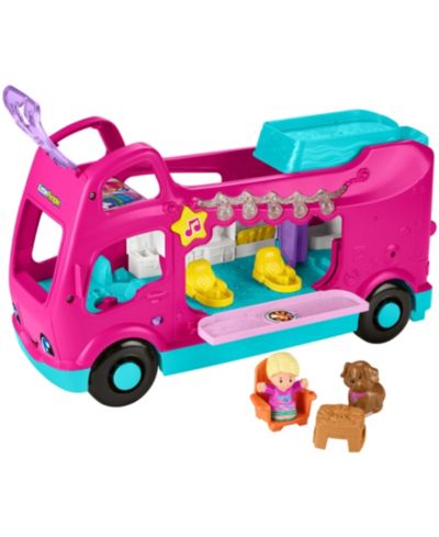 Little People Barbie Little Dreamcamper Musical Lights 6-Piece Playset, Ages 1.5+