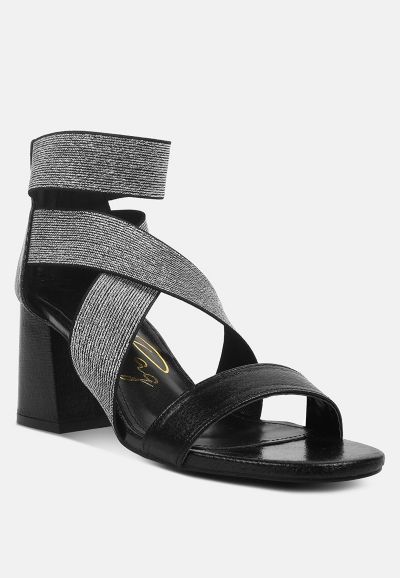 Женские босоножки London Rag Huskies Metallic Faux Leather на каблуке