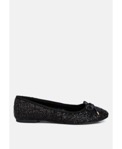 London Rag Женские Ringo Sequin Embellished Ballet Flats