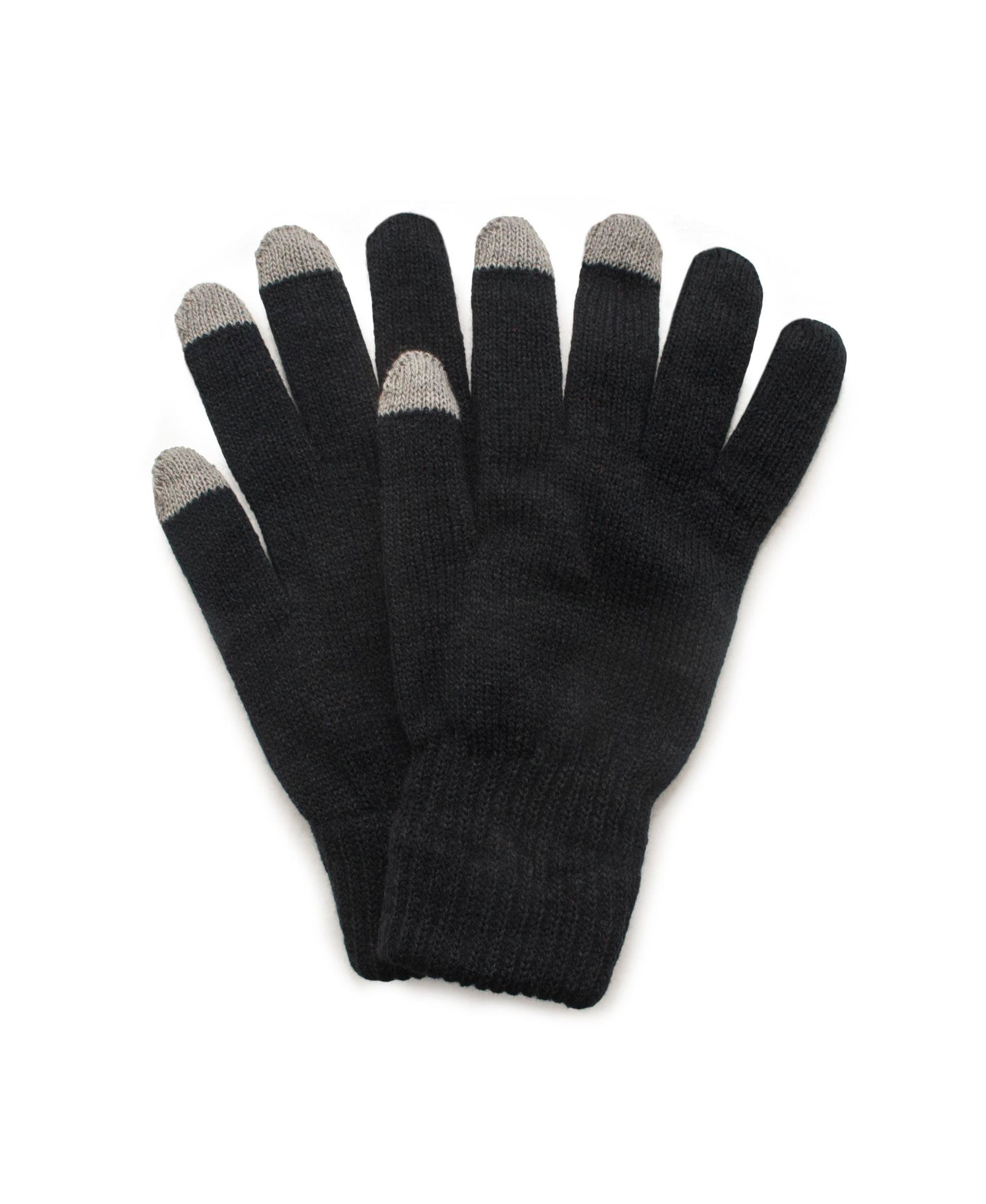 Muk Luks Unisex 2 Layer Knit Glove with Texting Fingers