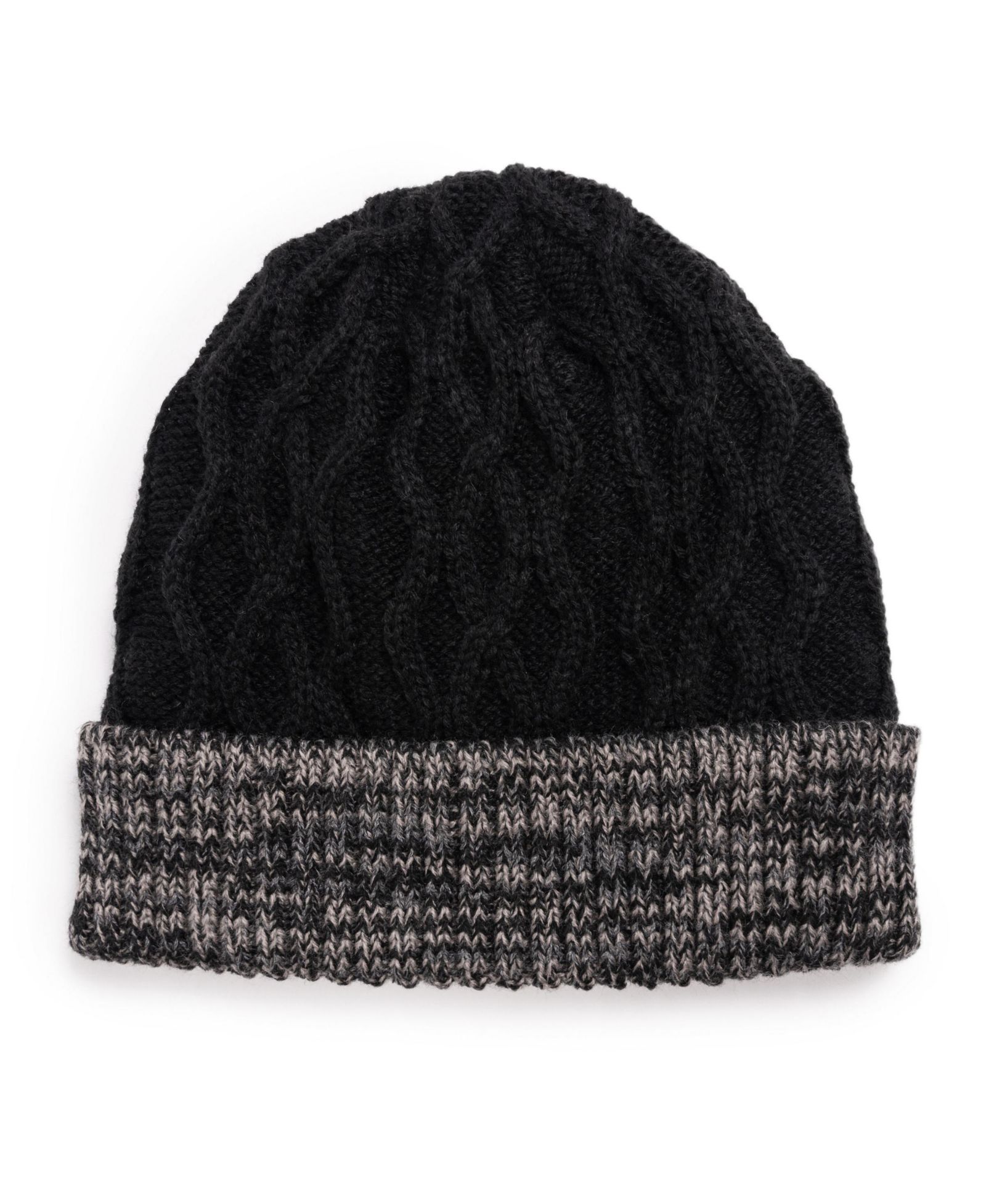 Muk Luks Men's Cable Cuff Cap