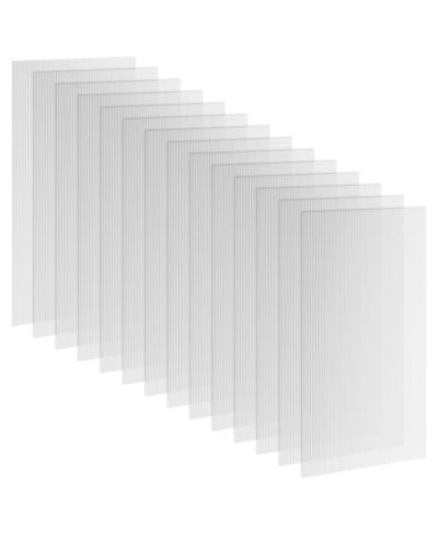 Outsunny Панели для дома из поликарбоната Twin-Wall 14 pc, 4' x 2' x 0.16"