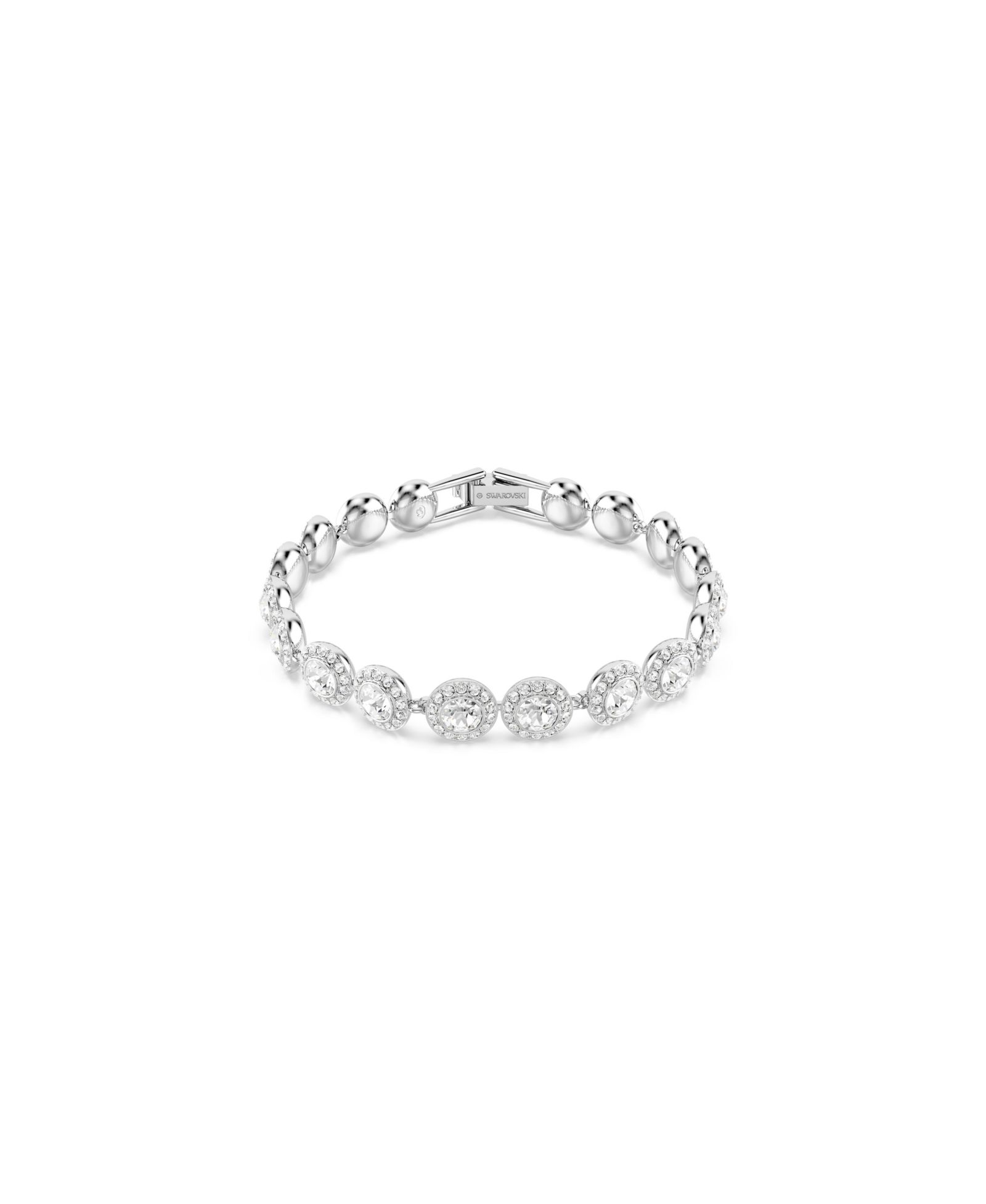 Браслет Swarovski Una с белым родиевым покрытием