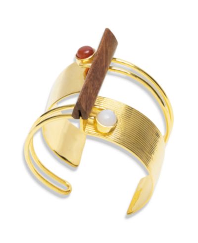 Браслет Nectar Nectar New York 18K Gold Plated Tuatara Cuff