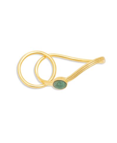 Nectar Nectar New York Коктейльное кольцо Bringa с напылением 18K Gold