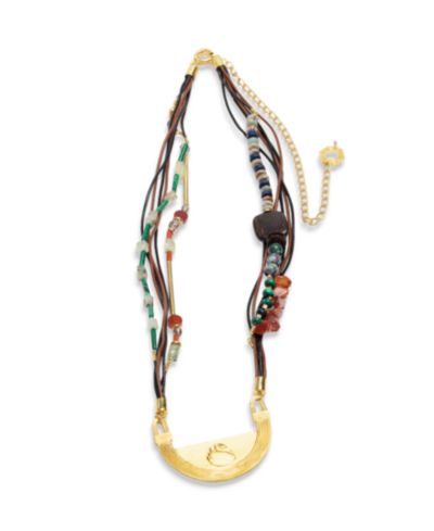 Многослойное ожерелье Nectar Nectar New York, позолота 18K