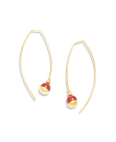 Nectar Nectar серьги Oyana с позолотой 18K