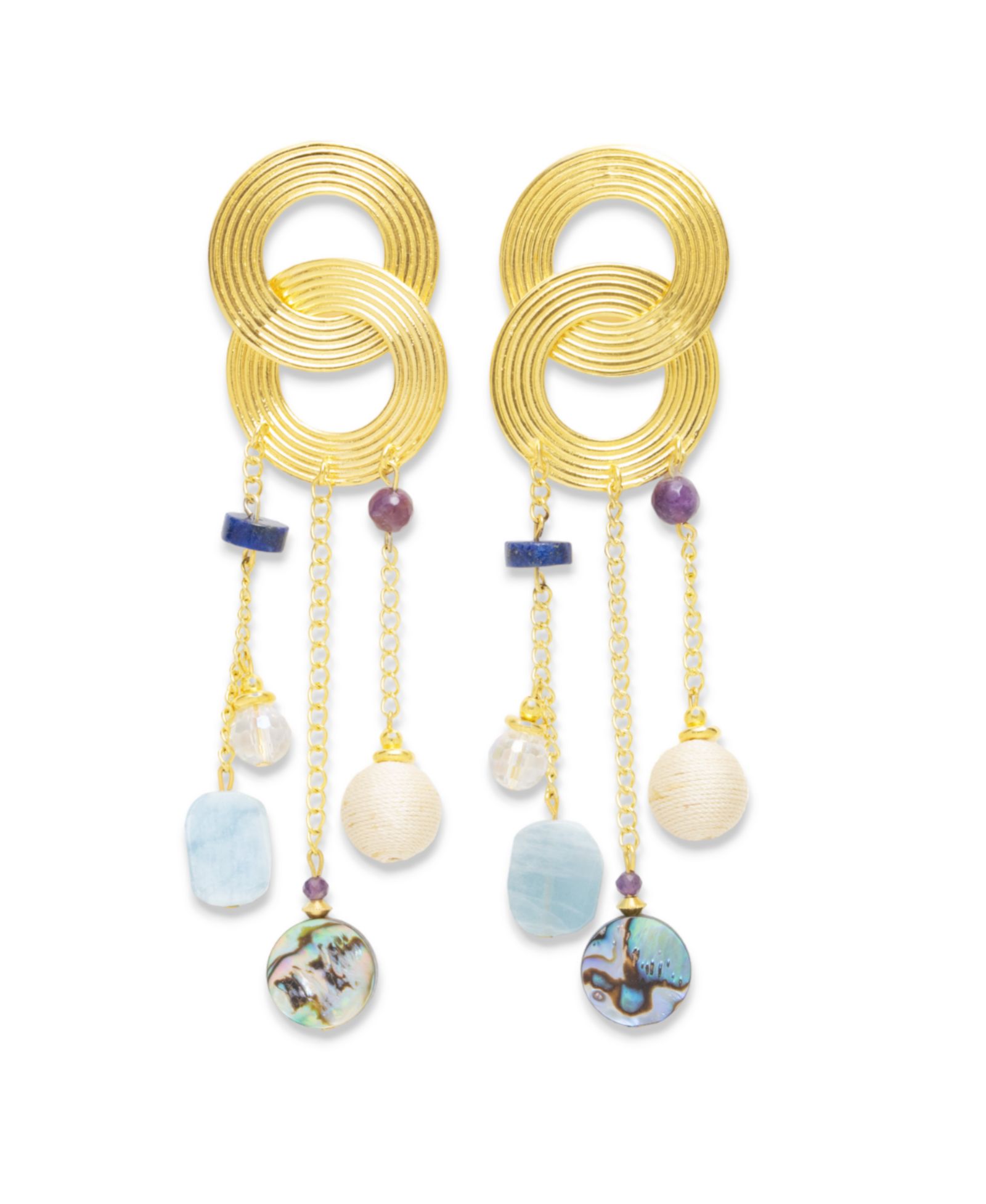 Серьги Nectar Nectar New York 18K Gold Plated Alicia Dangle