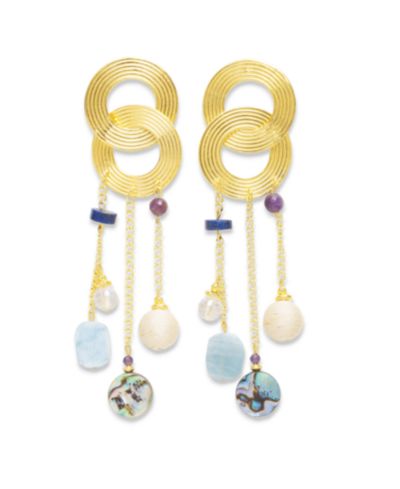 Серьги Nectar Nectar New York 18K Gold Plated Alicia Dangle