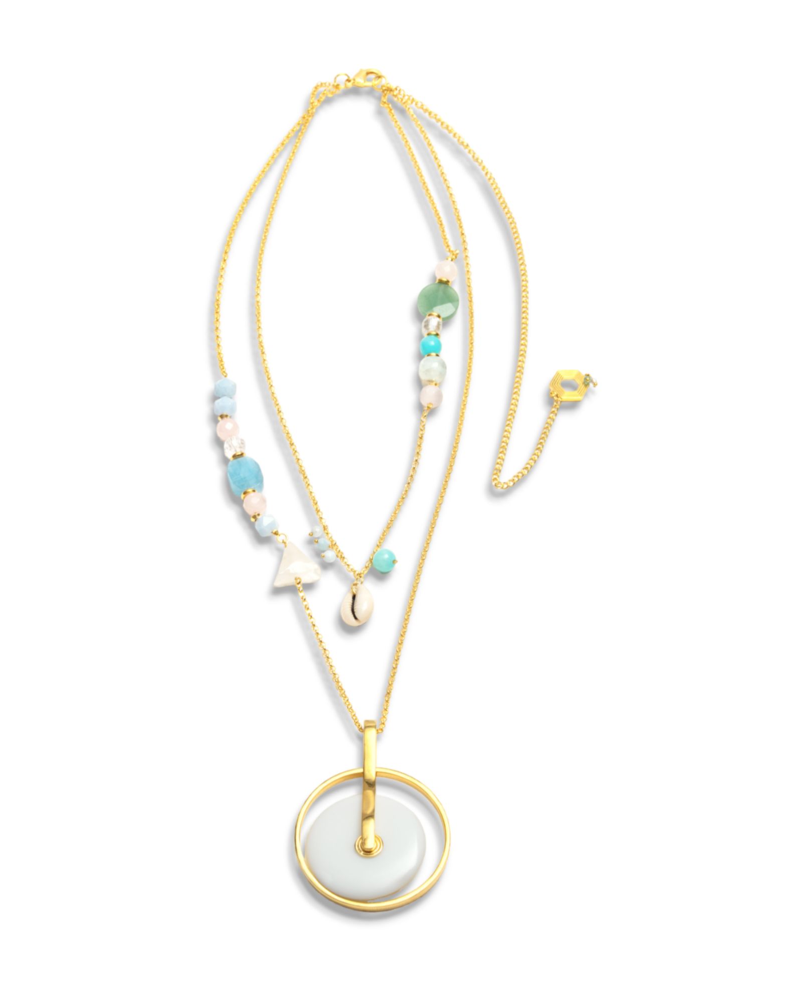 Nectar Nectar New York 18K Gold Plated Ombak Long Chain Necklace