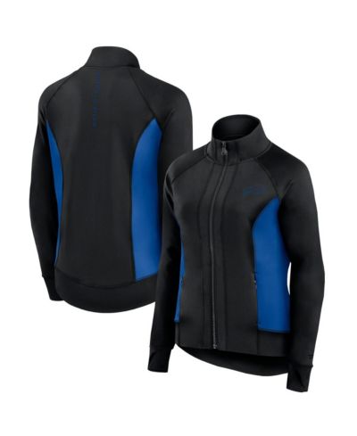 Женская спортивная куртка Fanatics Signature Black Buffalo Bills Studio Fitted Full-Zip