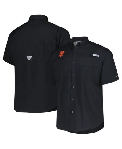 Мужская рубашка Columbia San Francisco Giants Tamiami Omni-Shade Black