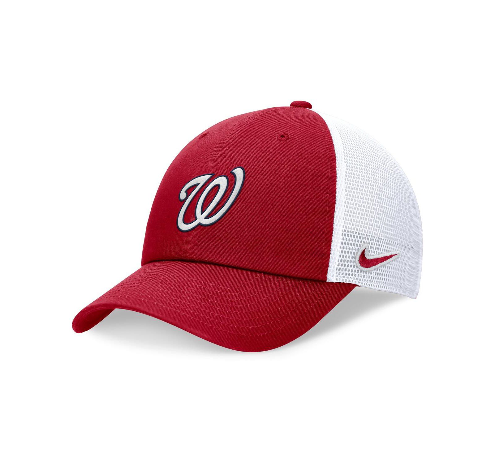 Nike Men's Red Washington Nationals Club Trucker Adjustable Hat