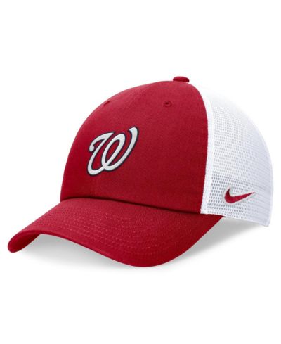 Кепка Nike Men's Red Washington Nationals Club Trucker Adjustable
