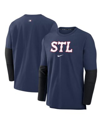 Nike Мужское худи St. Louis Cardinals 2024 City Connect Authentic Collection Player Tri-Blend, цвет Navy