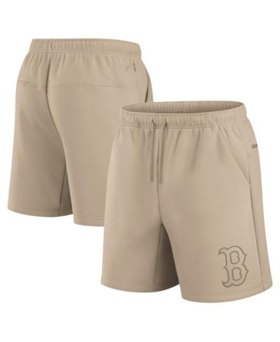 Мужские и женские шорты Fanatics Signature Khaki Boston Red Sox Elements Super Soft Fleece