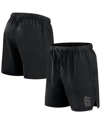 Мужские тканые шорты Fanatics Signature St. Louis Cardinals, черные