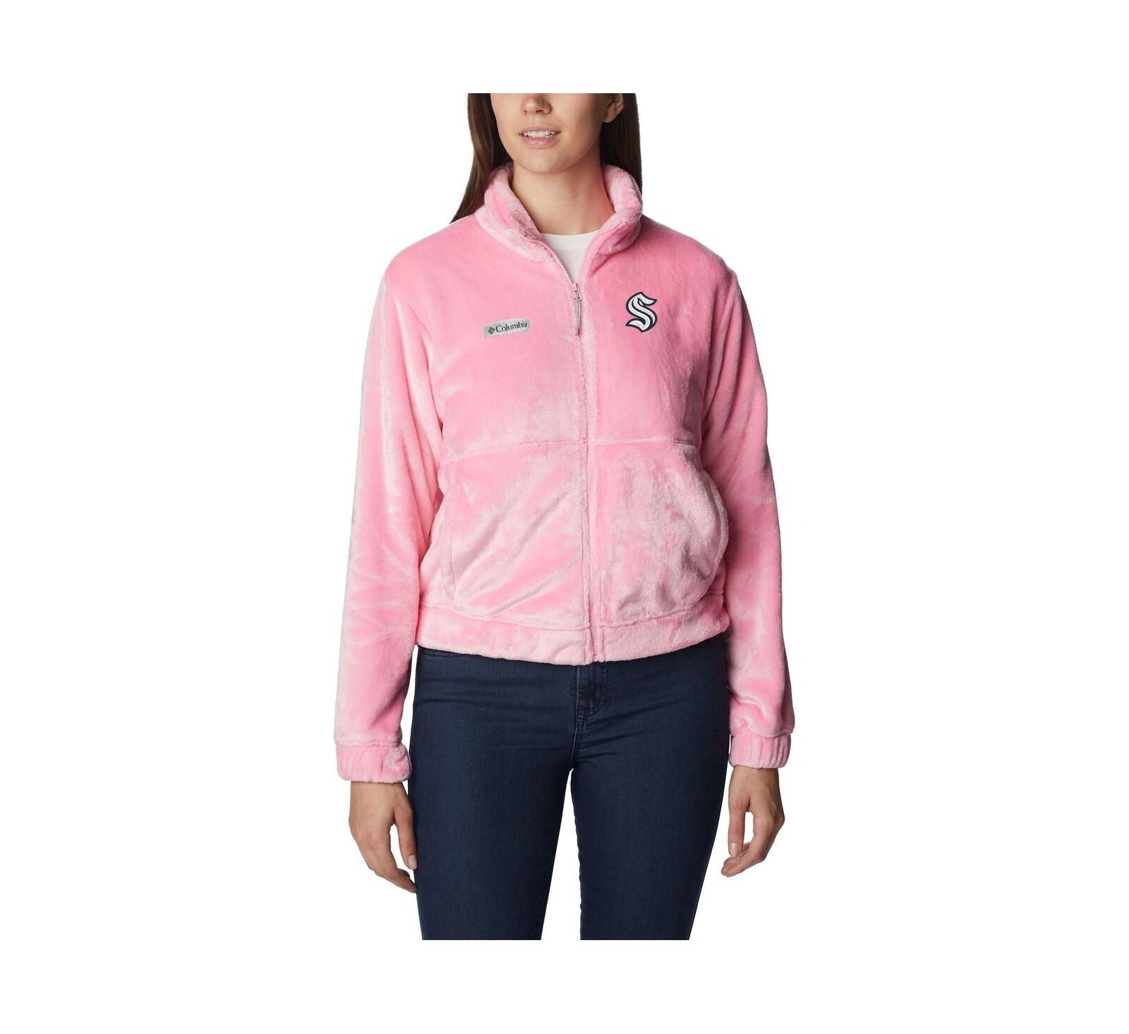Женская куртка Columbia Pink Seattle Kraken Fire Side Full-Zip