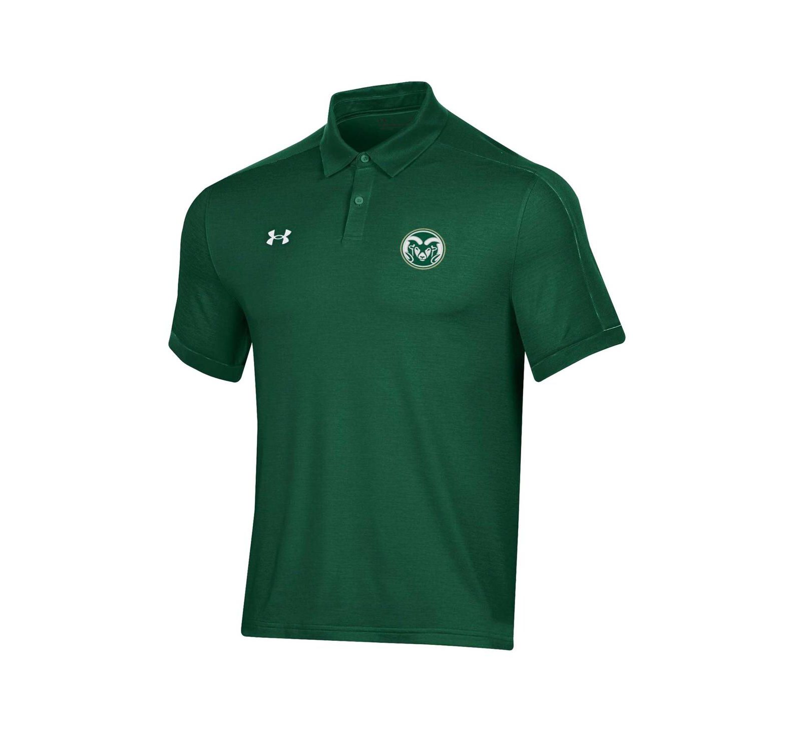 Мужская рубашка-поло Under Armour Colorado State Rams Trophy, зеленая