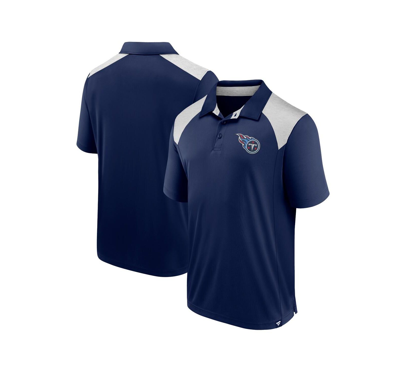Мужское поло Fanatics Tennessee Titans Navy Primary