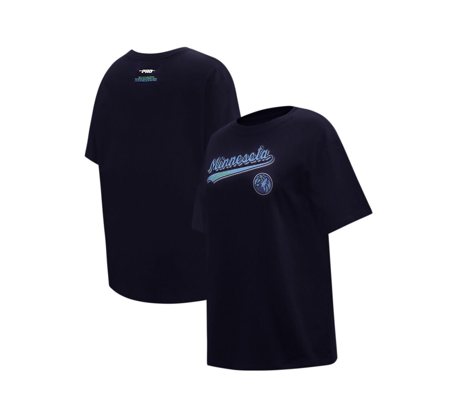 Футболка Pro Standard Minnesota Timberwolves, темно-синяя, Женская