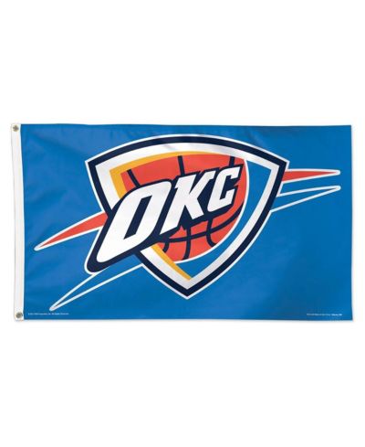 Флаг Wincraft Oklahoma City Thunder Deluxe, 3' x 5'