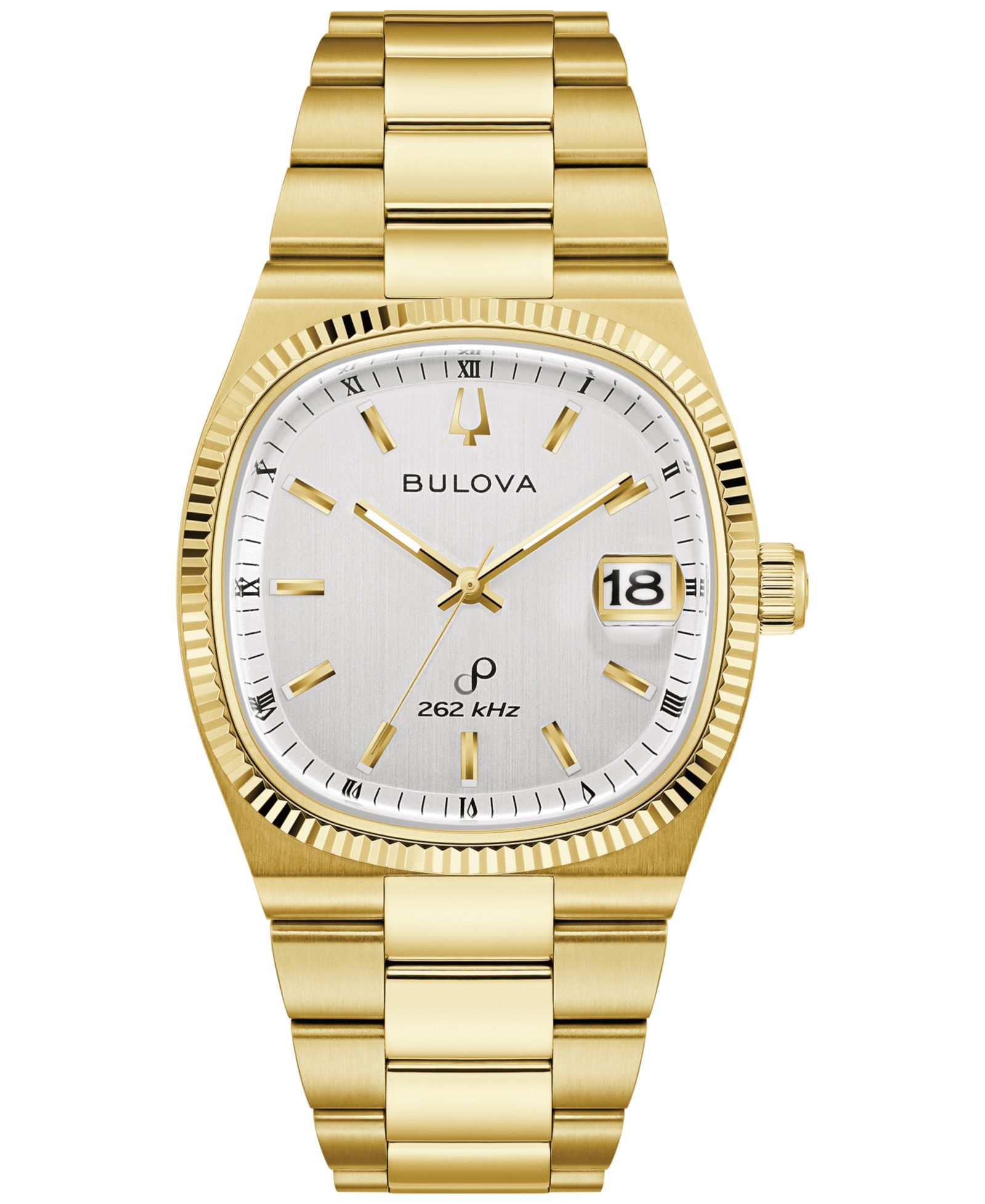Мужские часы Bulova Super Seville Gold-Tone Stainless Steel Bracelet 38mm