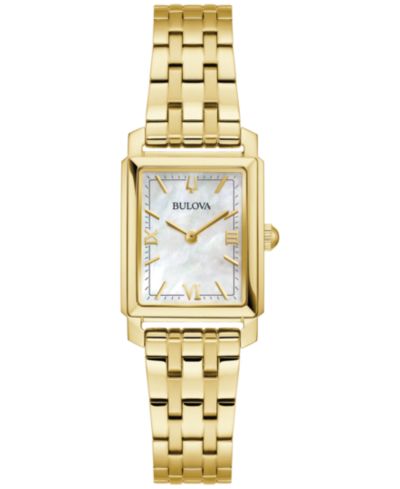 Bulova Женские наручные часы Sutton Gold-Tone, 21mm