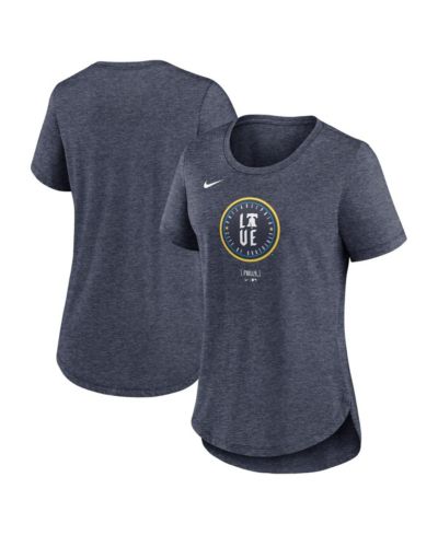 Женская футболка Nike Philadelphia Phillies 2024 City Connect Tri-Blend Navy