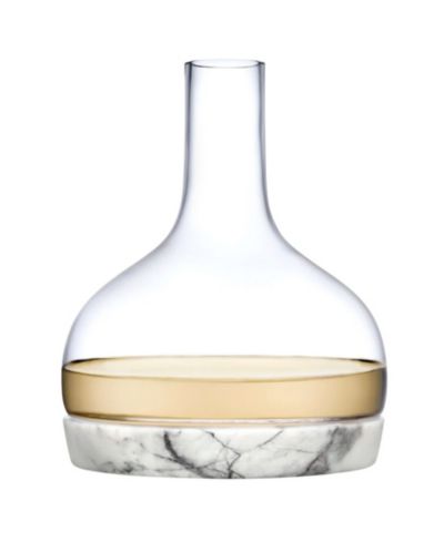 Декантер для вина Nude Glass Jazz, стеклянный, с мраморным основанием, 77 oz.