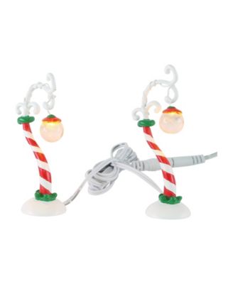 Department 56 Villages Grinch Streetlights, set of 2