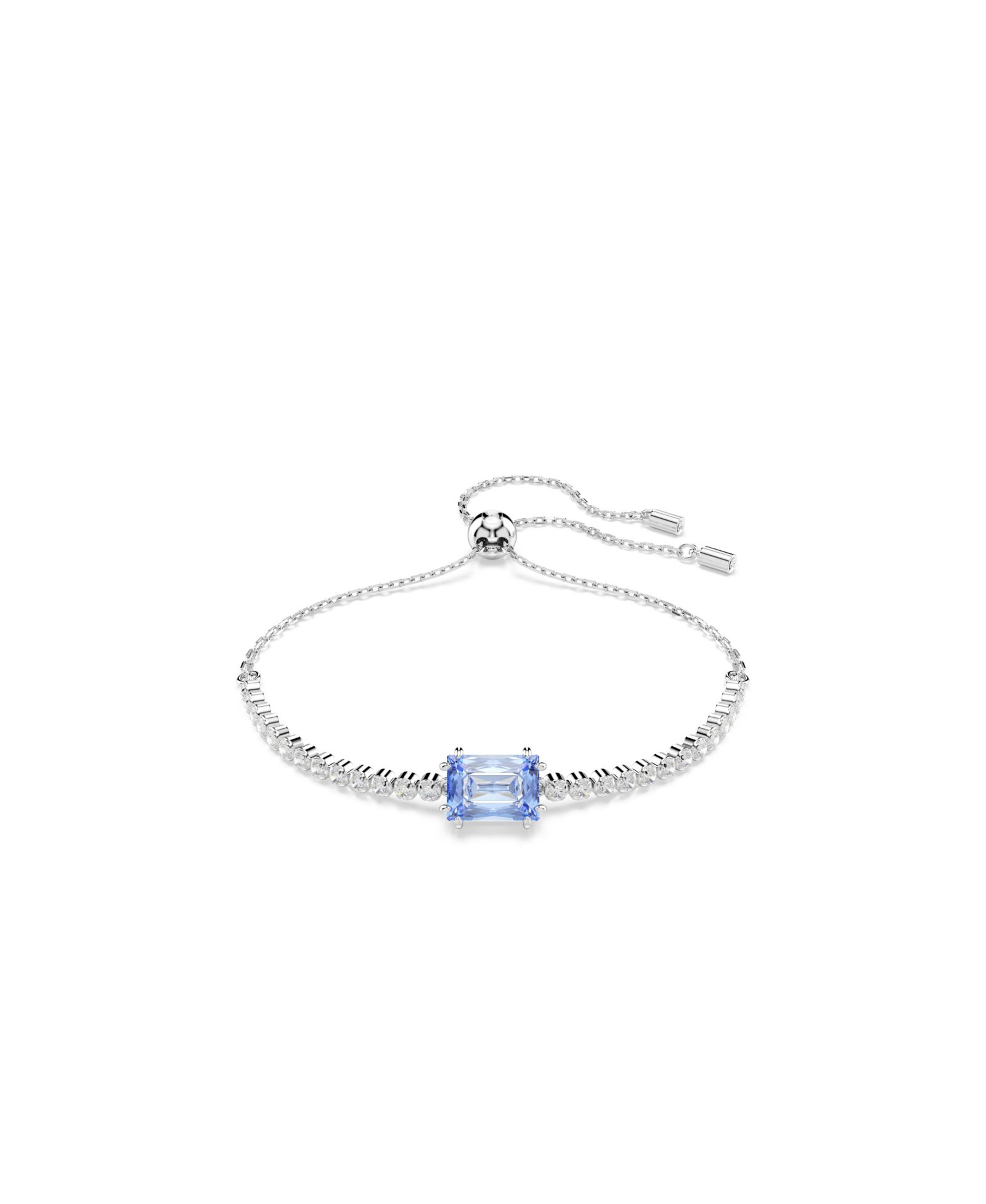 Swarovski Matrix Tennis Mixed Cuts браслет с зелеными кристаллами и родиевым покрытием