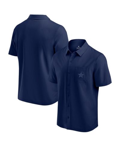 Fanatics Men's Navy Dallas Cowboys Front Office Button-Up Shirt