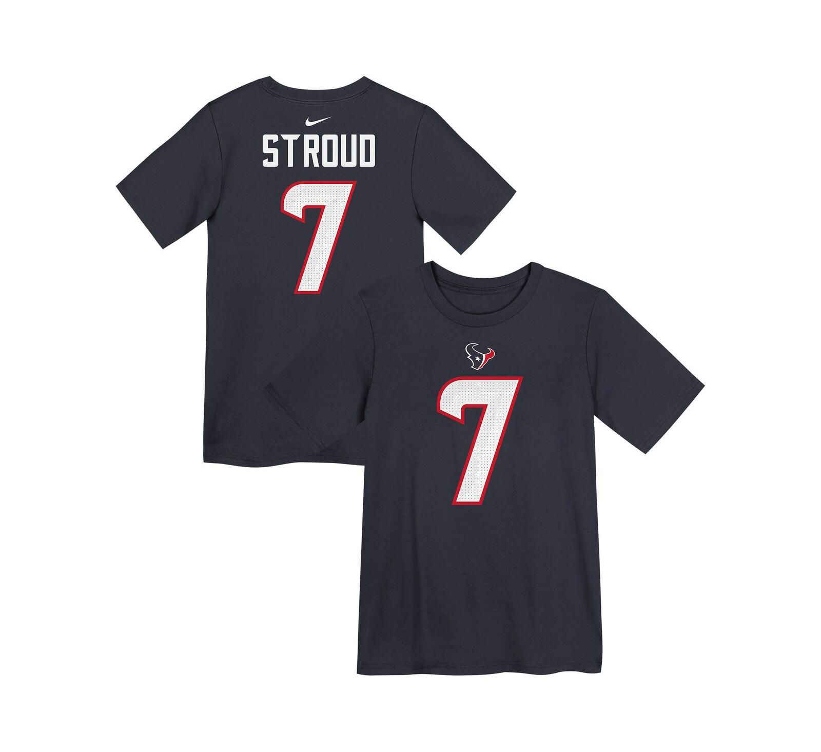 Nike Preschool C.J. Stroud Navy Houston Texans Player Name & Number T-Shirt
