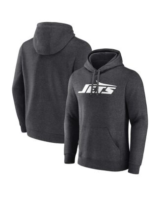 Fanatics Men's Charcoal New York Jets Primary Logo Pullover Hoodie