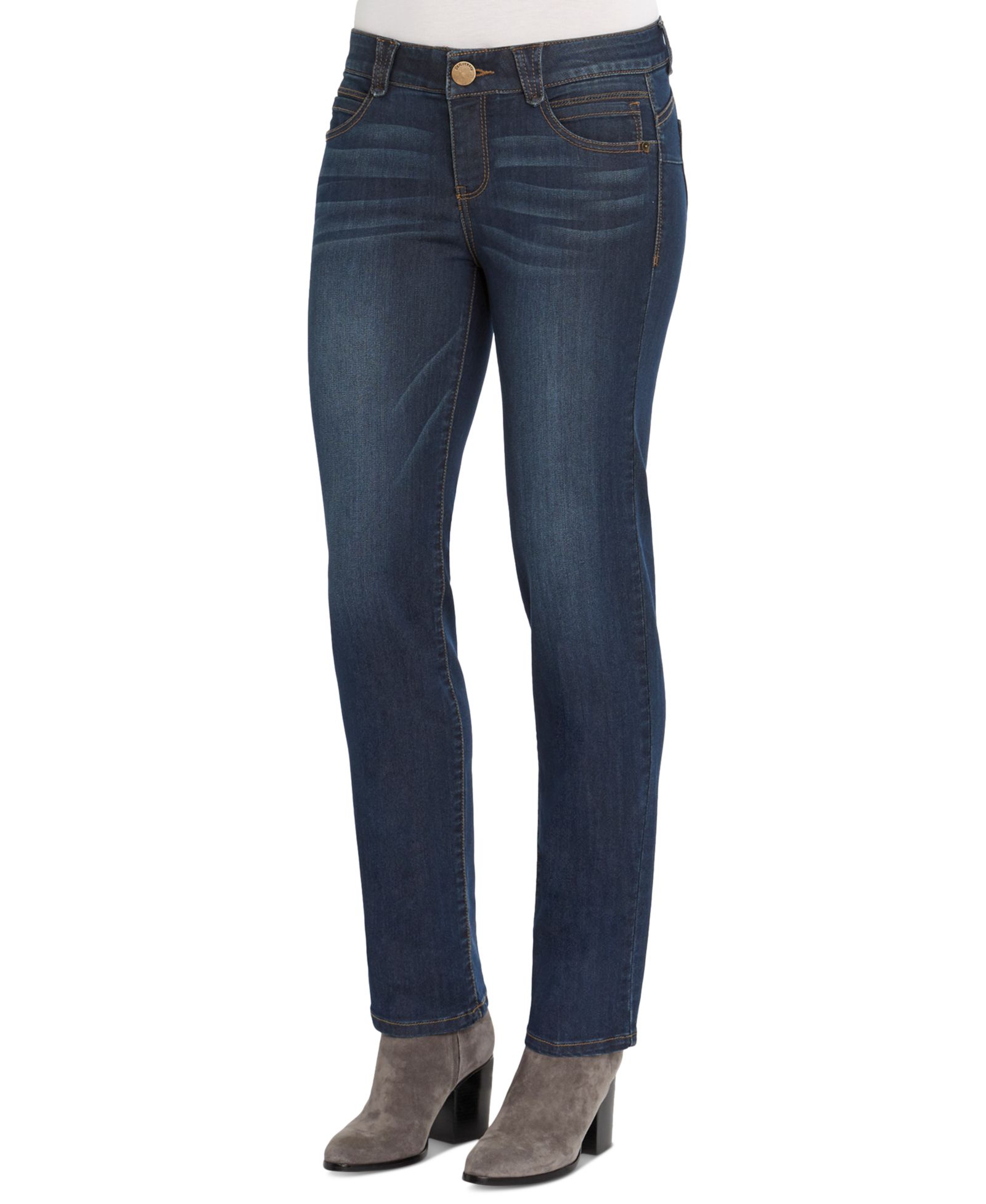 Джинсы Democracy Petite "Ab"solution Straight-Leg