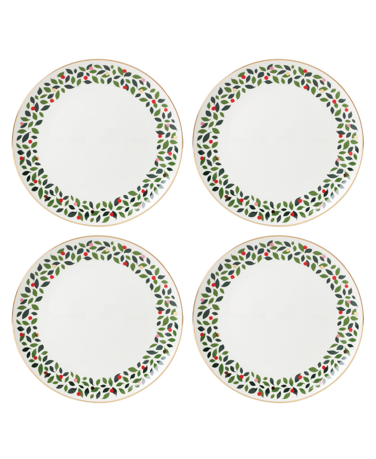 Kate Spade Evergreen 4-Piece Dinner Plates
