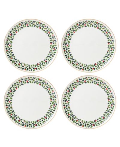 Kate Spade Evergreen 4-Piece Dinner Plates