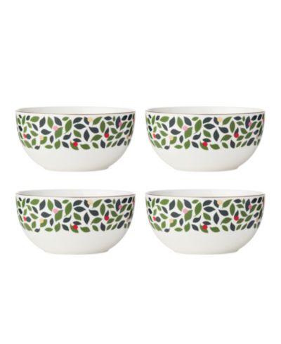 Kate Spade Evergreen 4-Piece Soup/ Cereal Bowls
