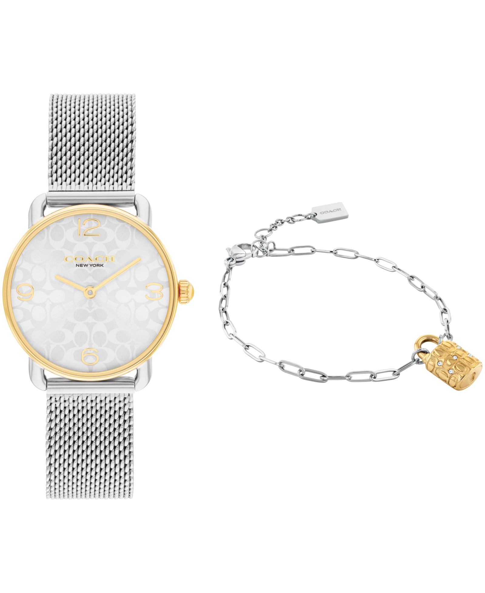 COACH Женский набор часов Two-Tone Elliot Stainless-Steel 28mm