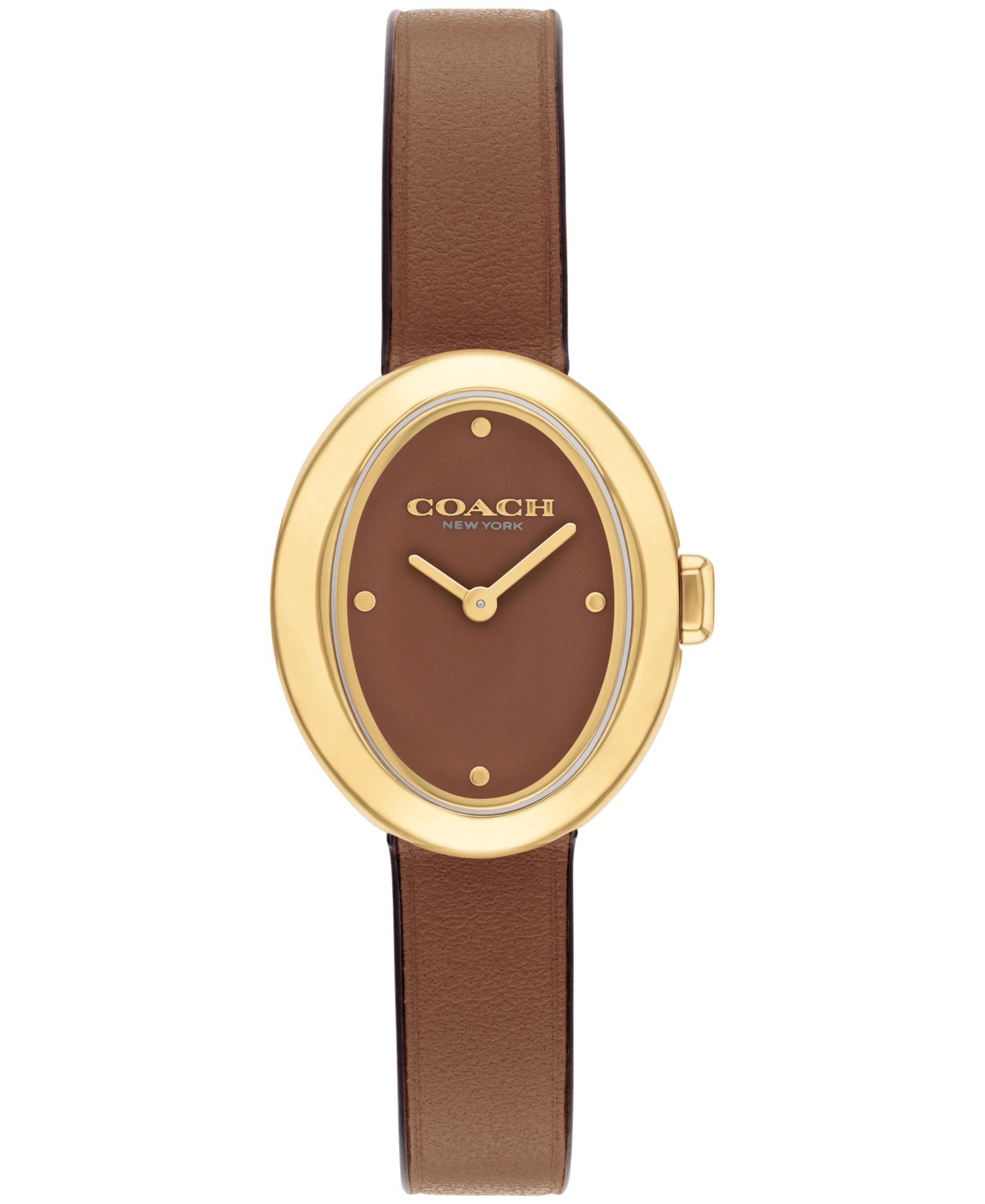 COACH Women's Saddle Sammy Leather Watch 22.5mm