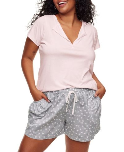 Комплект пижамный Adore Me Plus Size Jacquelyn: футболка и шорты
