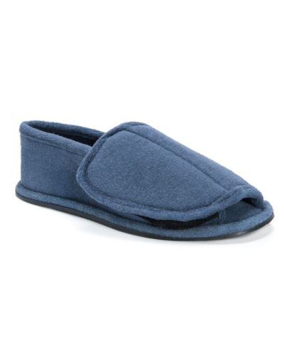 Muk Luks Мужские тапочки Terry Open Toe Velcro