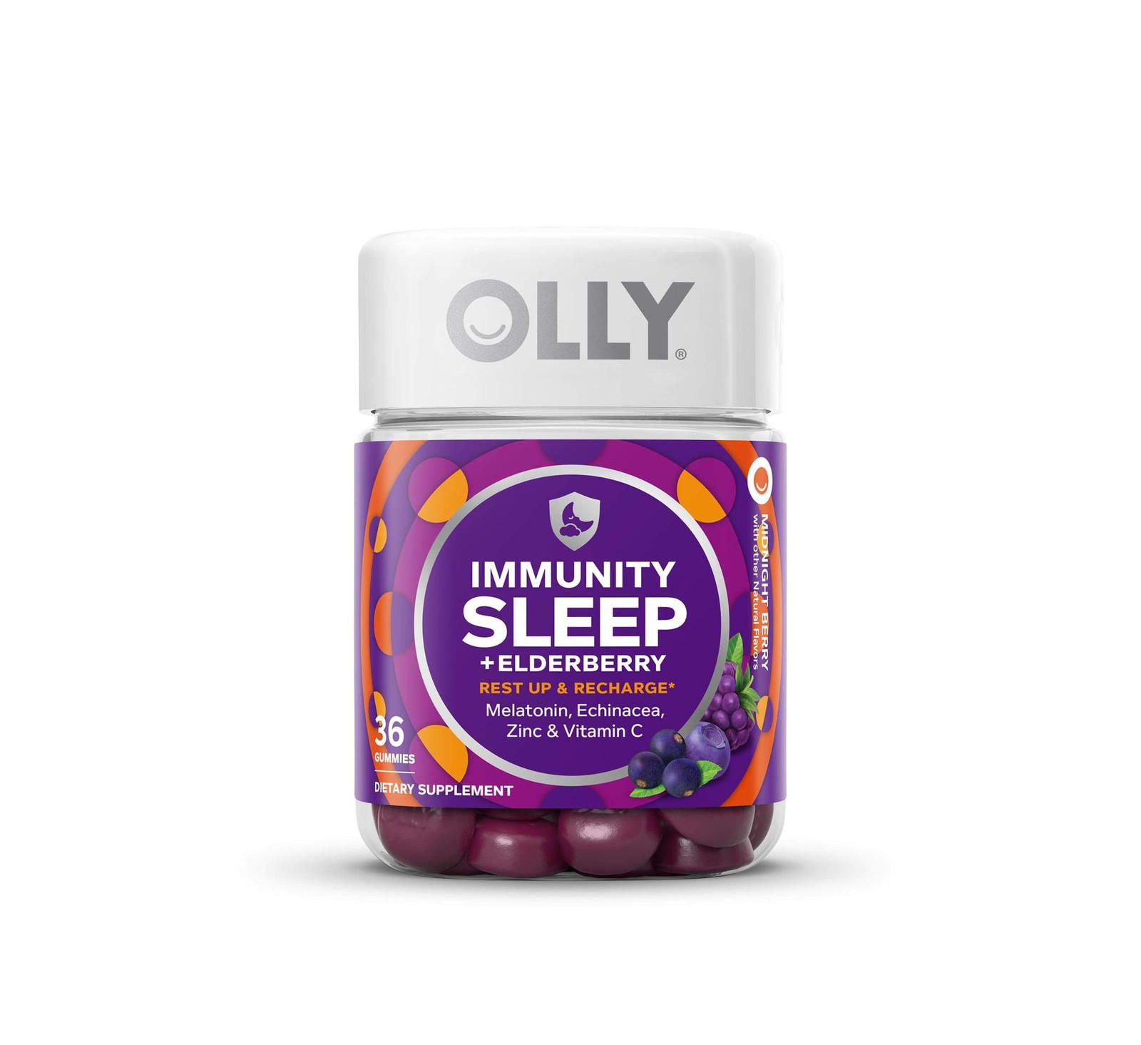 Желейные конфеты Olly Immunity Sleep с бузиной, 36 штук