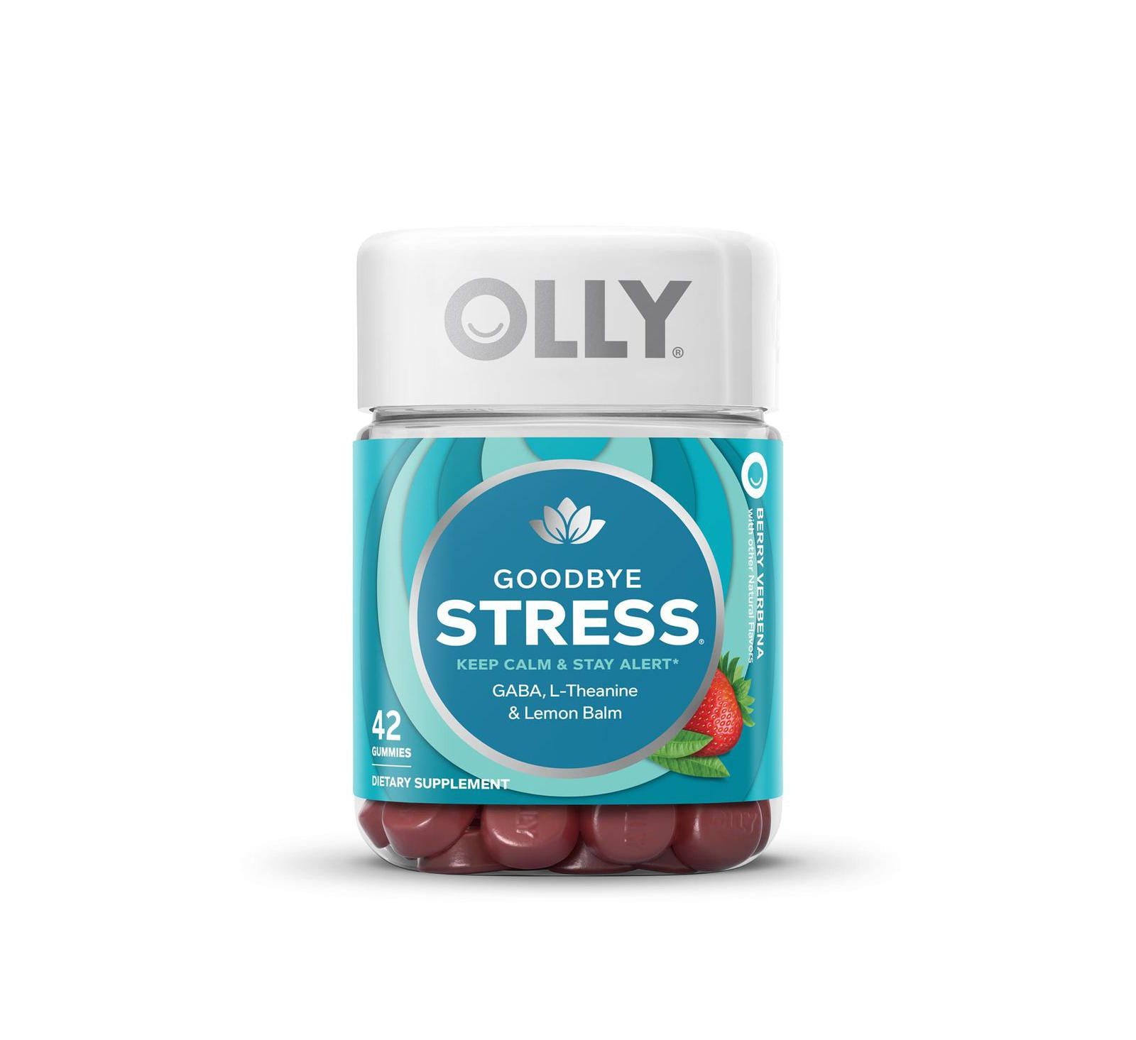 Olly Stress Gummies жевательные витамины Berry Verbena, 42 шт