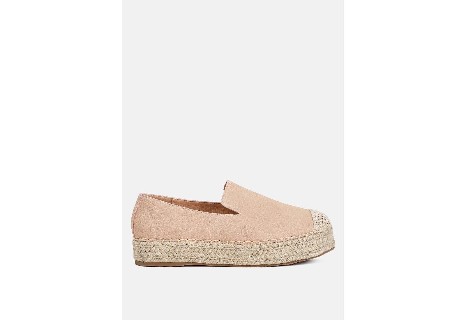 Эспадрильи Rag & Co Ellerie suede flatform heel