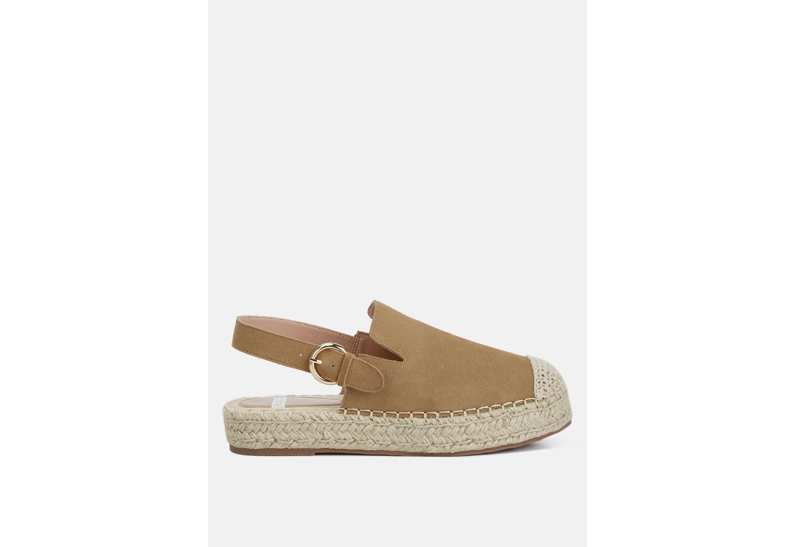 Rag and Co Womens Affie Genuine Suede Slingback Strap Espadrilles