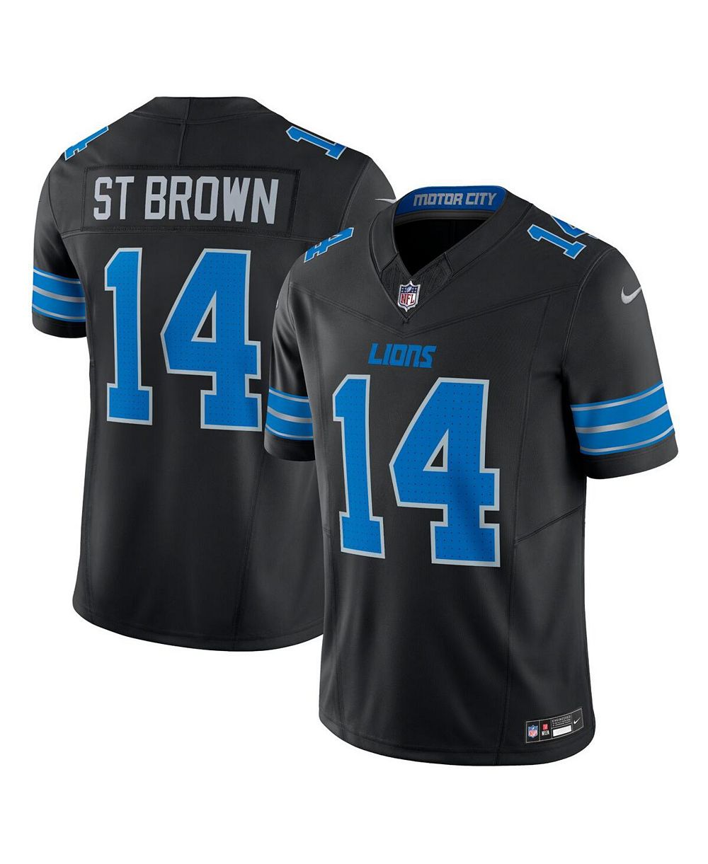 Мужская джерси Nike Amon-Ra St. Detroit Lions 2nd Alternate Vapor F.U.S.E. Limited