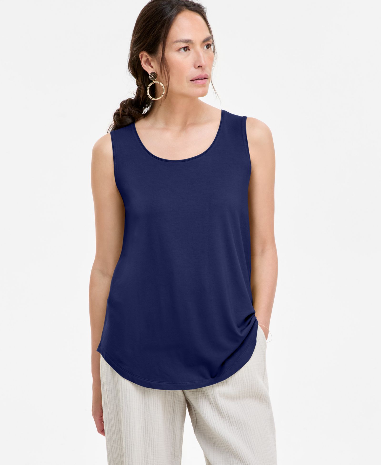 JM Collection Women's Scoop-Neck Sleeveless Tank Top, Created for Macy's