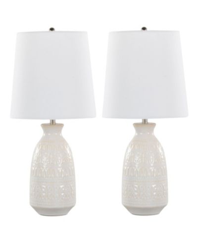 Lumisource лампа Lumisource Claudia 20" Contemporary Ceramic Accent Set of 2